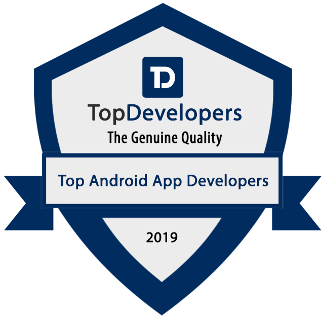 Cubix titled as a top android app developer for 2019 by TopDevelopers.co